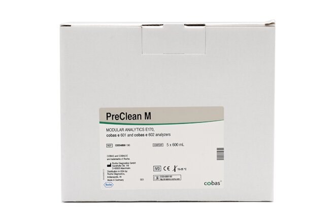 Промивний розчин PreClean M (ПреКлін М), 5 × 600 мл (ml), для cobas e 601/602